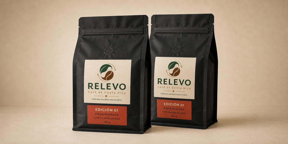 Set mensual de 2 bolsas Relevo Cafe